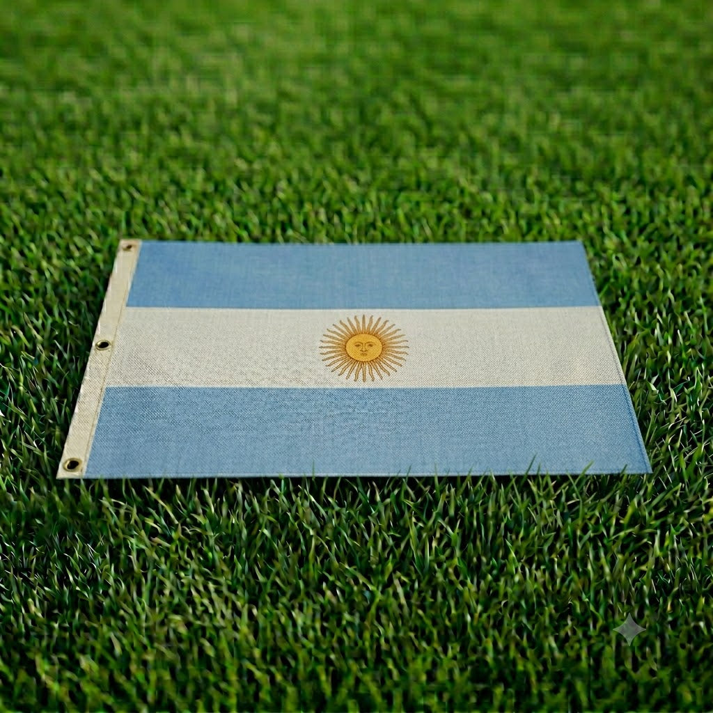 Bandera de Argentina 90x150cm El Escudazo