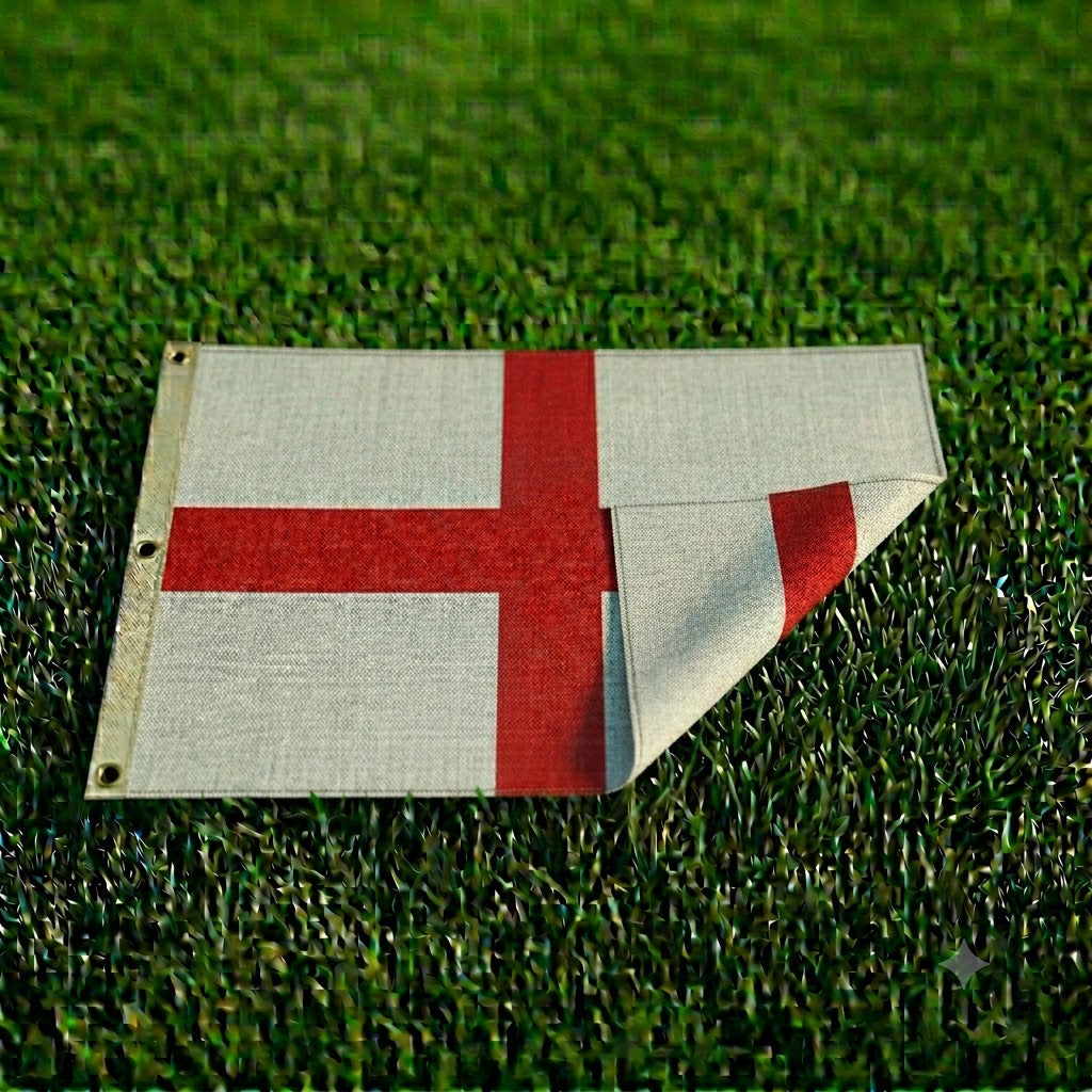 Bandera de Inglaterra ondeando
